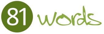 81 Words logo