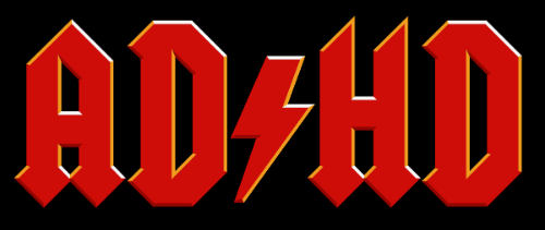 AD/HD, AC/DC Tribute Logo