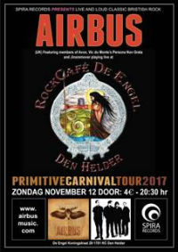 Airbus at Rock Cafe De Engel, Holland gig poster