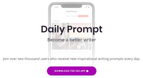 Daily Writing Prompts App