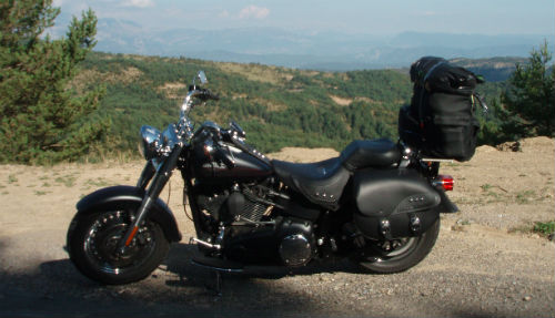 Harley Davidson Fatboy in Spain
