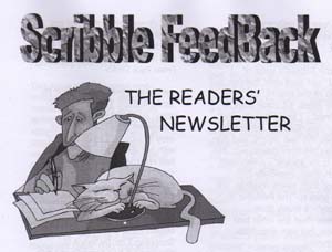 Scribble 54 Sumer 2012 Readers' Feedback
