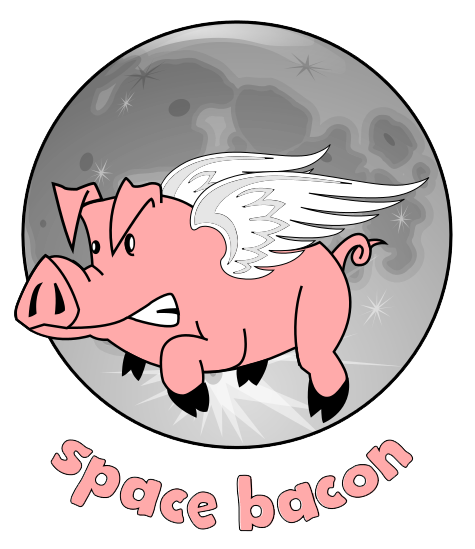 Space Bacon Logo