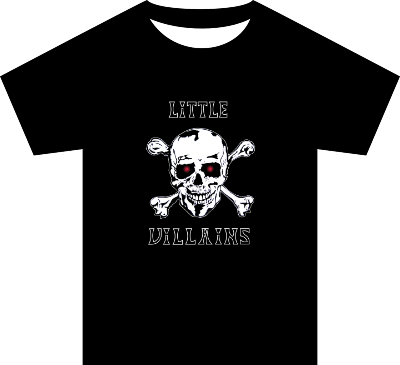 Little Villains Achtung Minen black T-shirt
