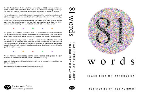 81 Words Flash Fiction Anthology - 1000 stories by 1000 authors - full book cover