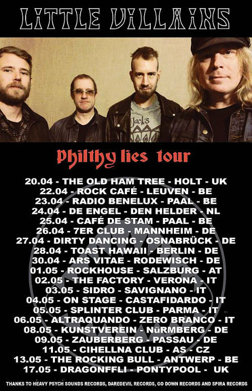 Little Villains Tour Poster Europe 2019