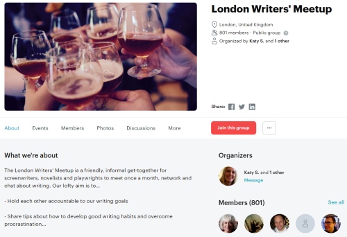 London Writers' Meetup Group