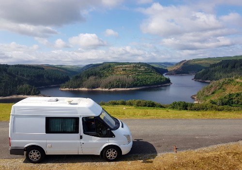 Mobile Writing Office Campervan in the Cambrian Mountains Wales UK.jpg