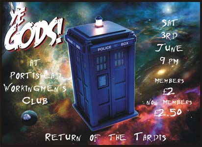 Ye Gods! Tardis Dr Who Poster