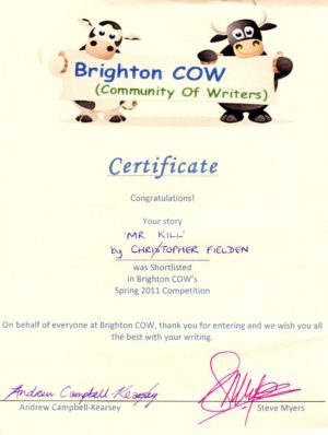 Brighton COW Certificate